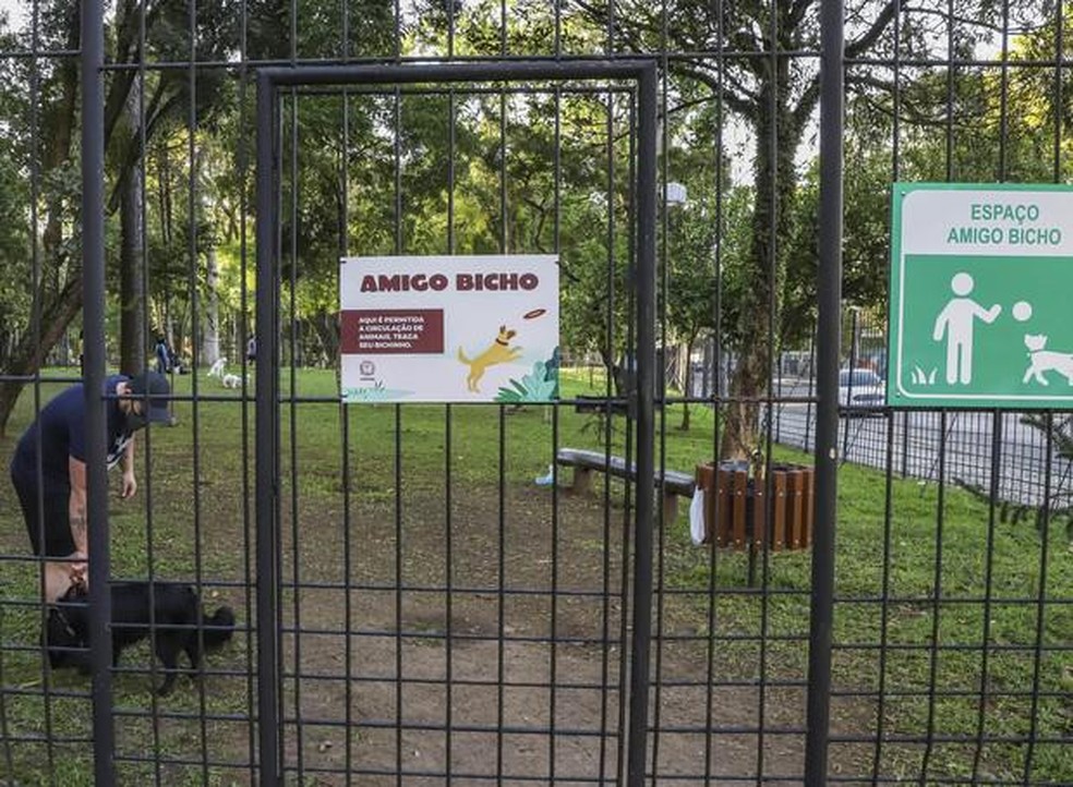 Espaço Amigo Bicho do parque Passeio Público Municipal de Curitiba — Foto: ( Hully Paiva/ SMCS)