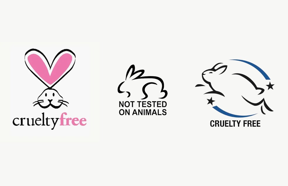 O termo Cruelty Free, em português, significa 'livre de crueldade animal' — Foto: Divulgação/ PETA, Choose Cruelty Free, Cruelty Free International
