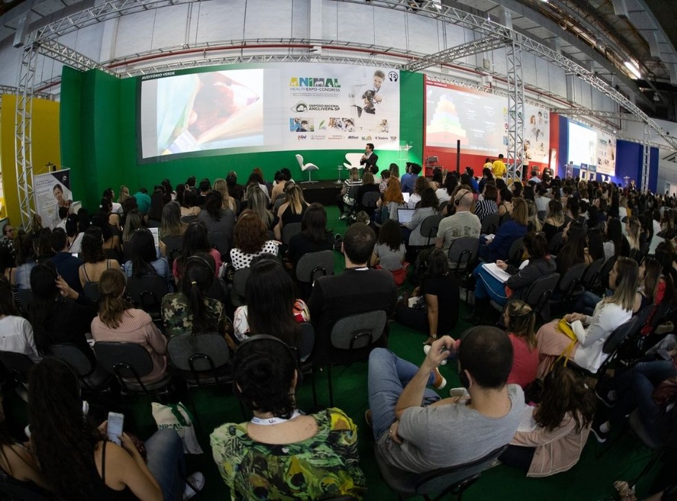 Em 2019, o evento recebeu mais de 17 mil visitantes, maior audiência em um evento médico-veterinário realizado no Brasil e na América Latina — Foto: Animal Health Expo Forum/ Divulgação