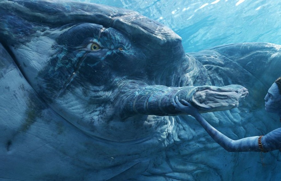 Os Tulkuns foram inspirados nas baleias  — Foto: 20th Century Studios/ Divulgação 