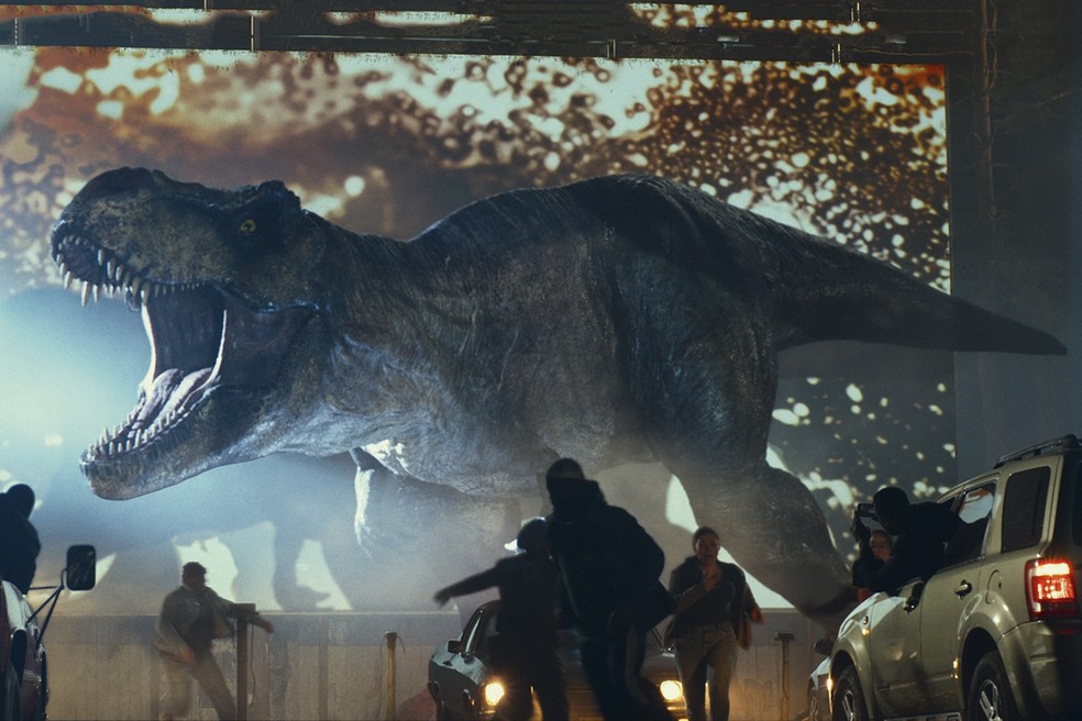 'Jurassic World: Domínio' pode ser alugado na Apple TV+, no Google Play Filmes e TV, no Amazon Prime Video e no YouTube — Foto: Universal Pictures/ Reprodução