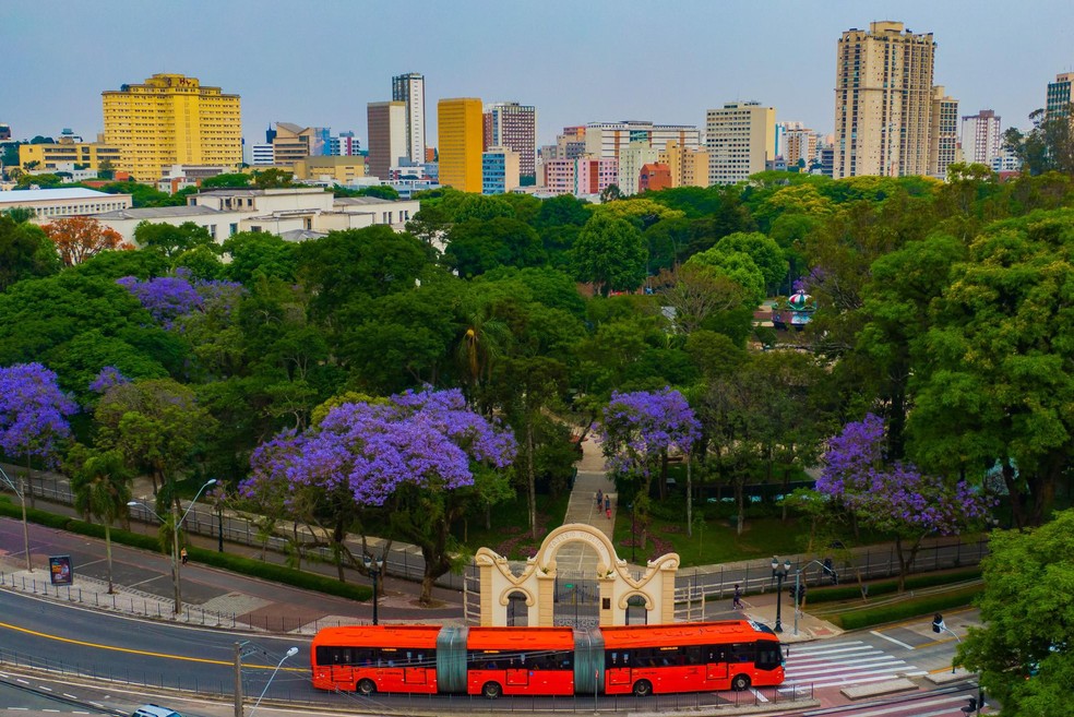 O Passeio Público já foi chamado de Jardim Botânico e foi o primeiro zoológico da cidade — Foto: ( Divulgação/ Prefeitura Municipal de Curitiba)