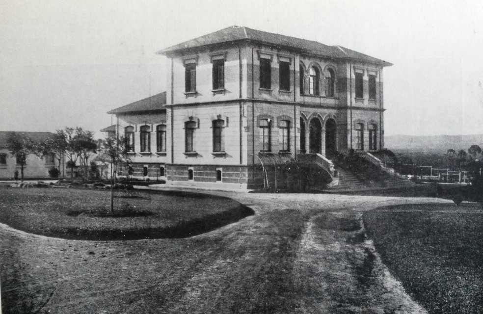 Na foto, a Faculdade de Medicina Veterinária e Zootecnia da Universidade de São Paulo, inaugurada em 1919 — Foto: ( Acervo Histórico/FMVZ-USP)