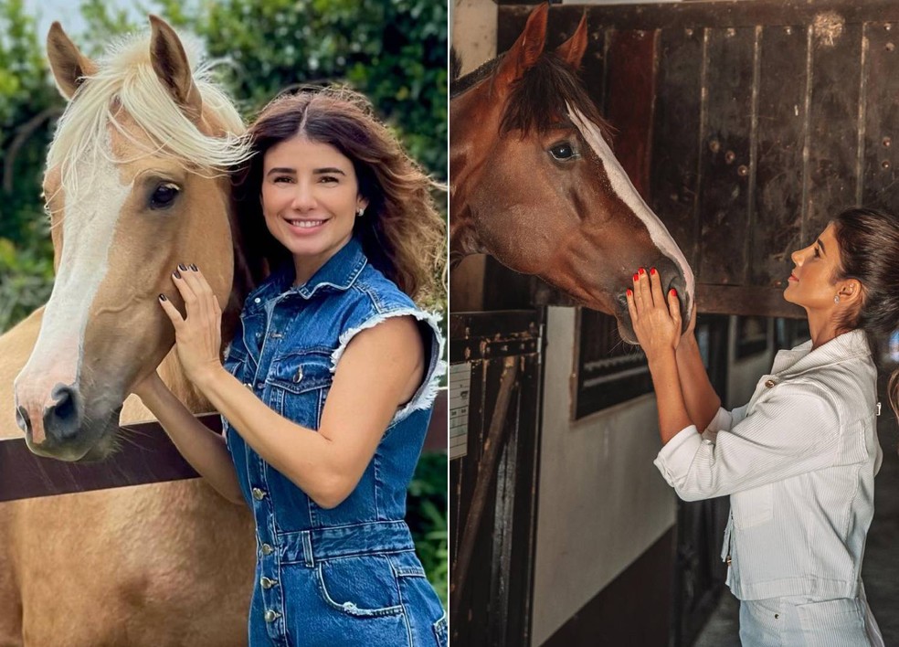 Paula Fernandes cria vários cavalos — Foto: Instagram/ @paulafernandes / Reprodução